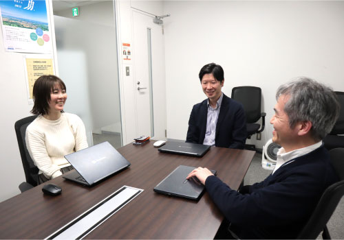 伊藤忠食糧株式会社　山岸様、森山様、伊藤様