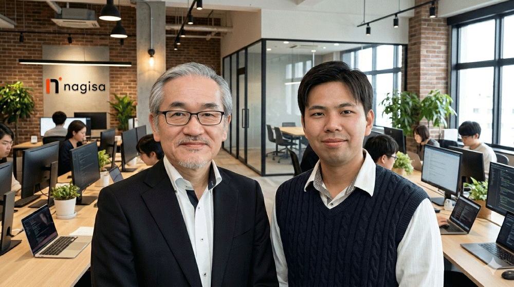 AIで作成した森田さん、立道さんの画像